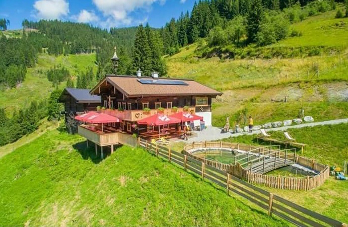Wagrainer Alm über Bergweg ("Spazier-Wanderweg")